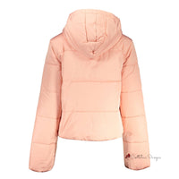 Pink Polyester Women Jacket