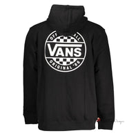 Sleek Black Zip Hoodie with Logo Print