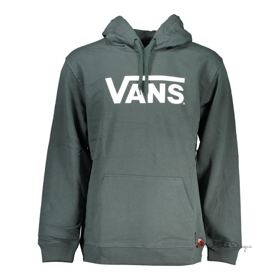 Cozy Green Hooded Fleece Sweatshirt