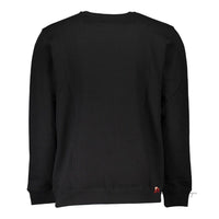 Sleek Fleece Crew Neck Black Sweatshirt