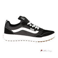 Black Polyester Sneaker