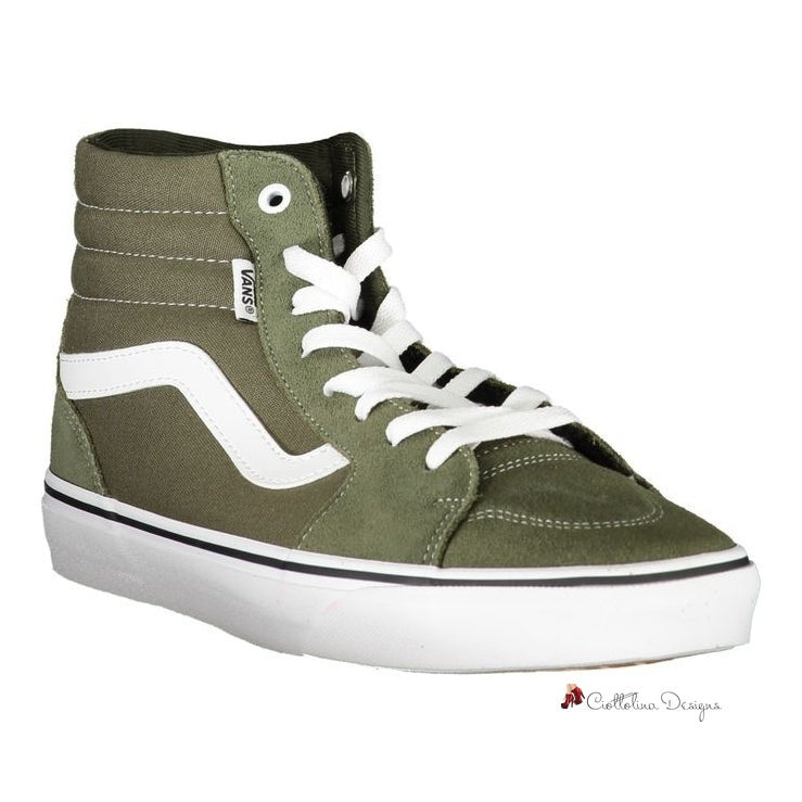 Green Polyester Sneaker