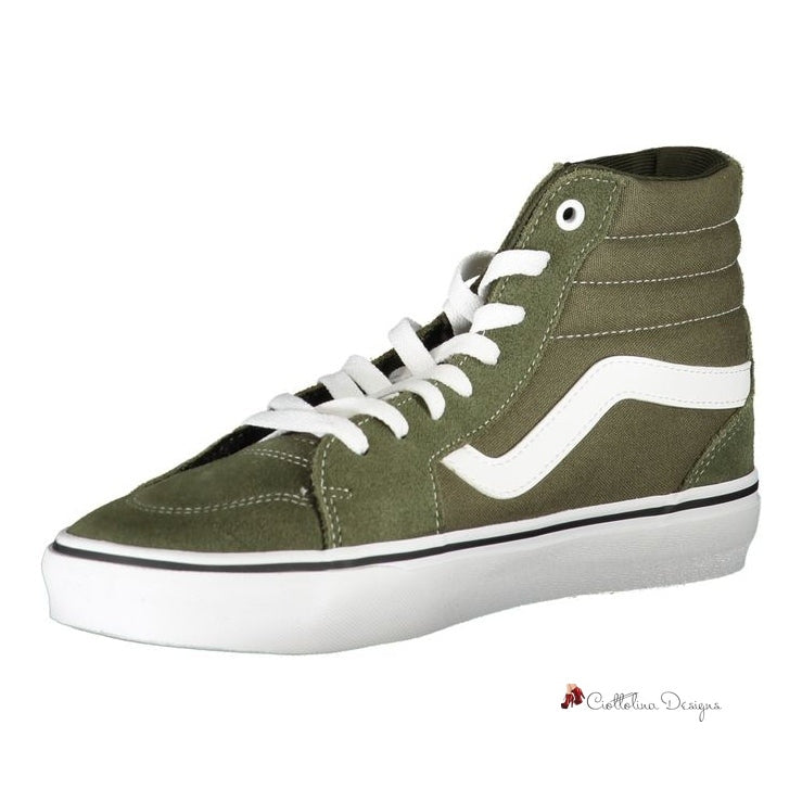 Green Polyester Sneaker