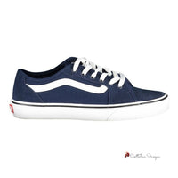 Blue Polyester Sneaker