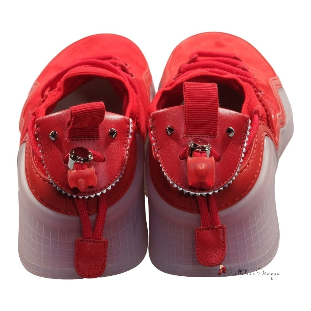 Arpoador Flat Red Suede Sneakers