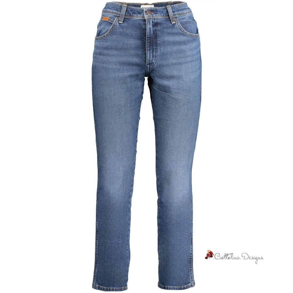 Blue Cotton Jeans & Pant