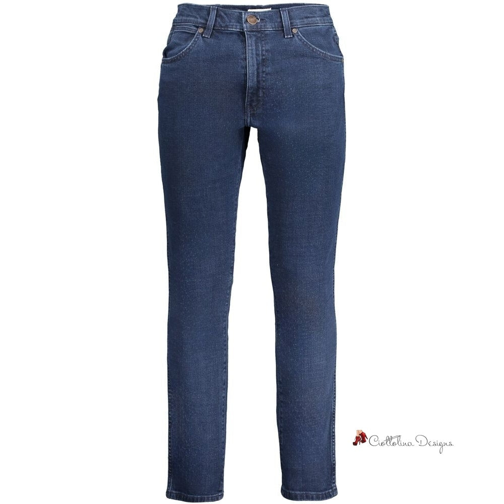 Blue Cotton Jeans & Pant