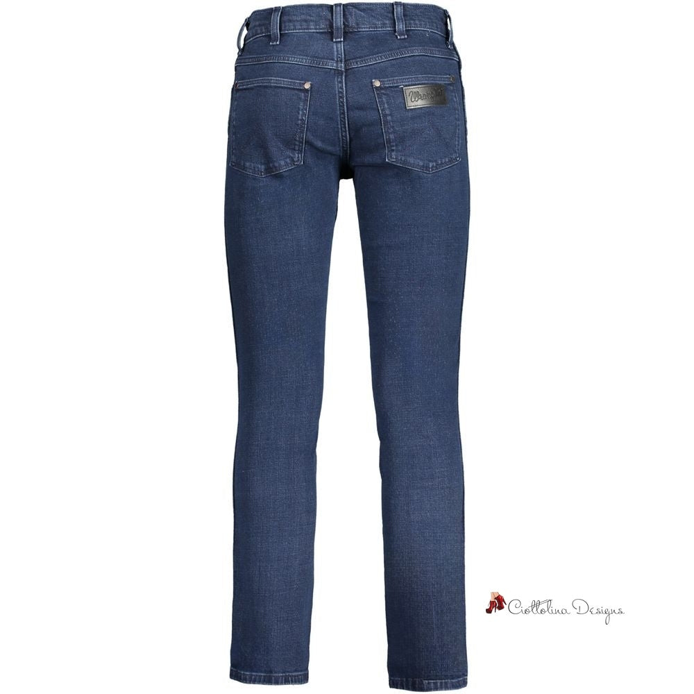 Blue Cotton Jeans & Pant