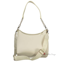 Beige Polyethylene Handbag