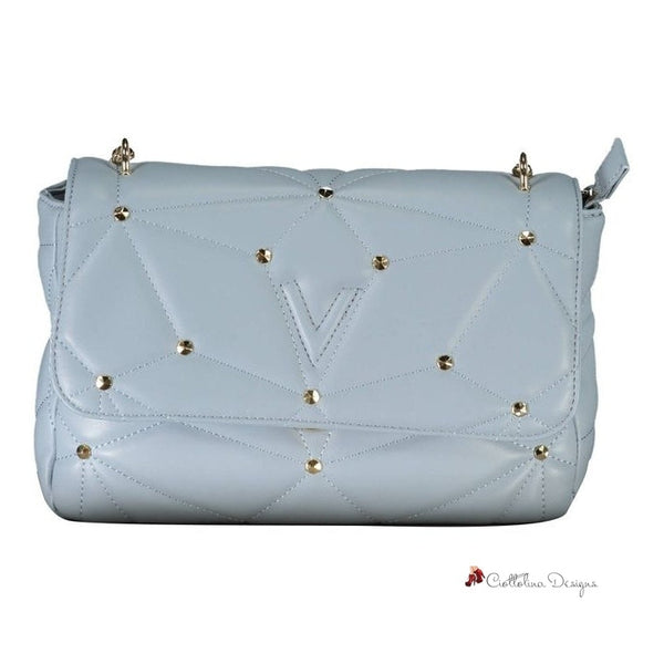 Light Blue Polyethylene Handbag