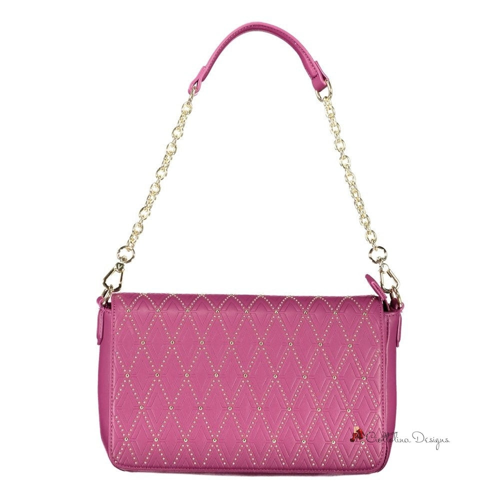 Purple Polyethylene Handbag