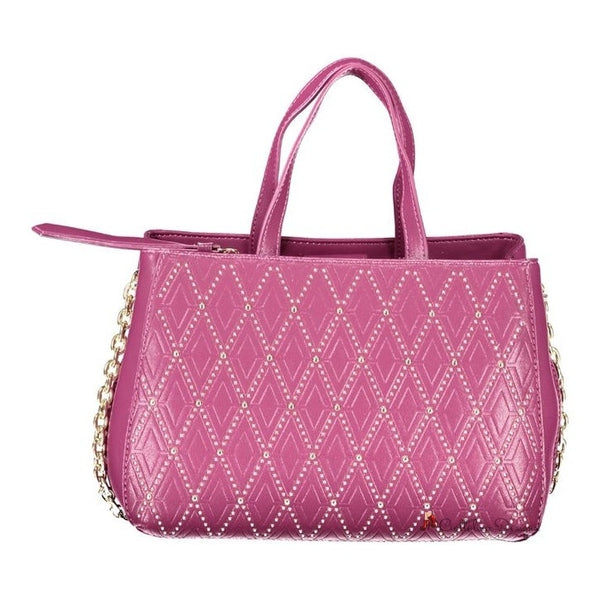 Purple Polyethylene Handbag