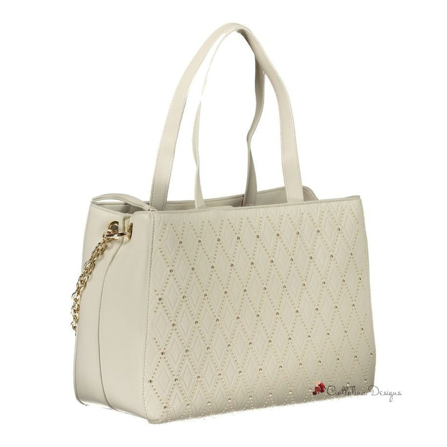 White Polyethylene Handbag