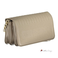 Beige Polyethylene Handbag