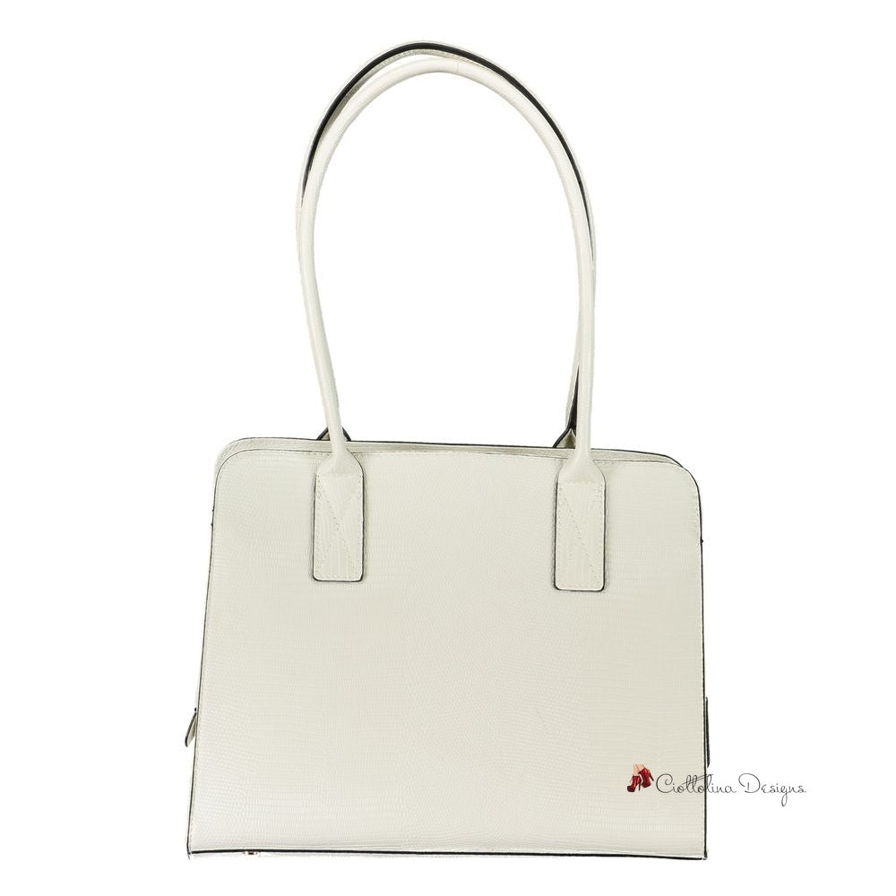 White Polyethylene Handbag