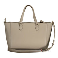 Beige Polyethylene Handbag