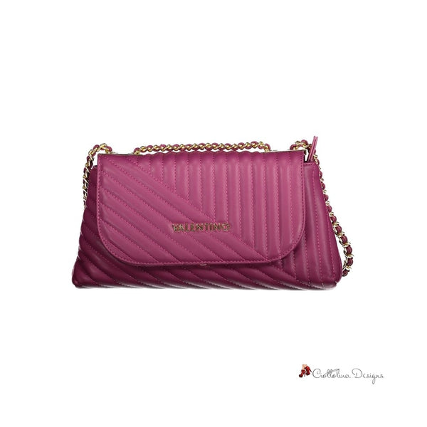 Purple Polyethylene Handbag