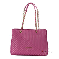 Purple Polyethylene Handbag