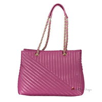 Purple Polyethylene Handbag