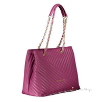 Purple Polyethylene Handbag