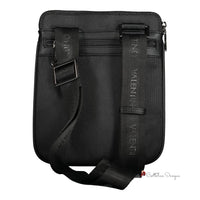 Black Polyester Shoulder Bag