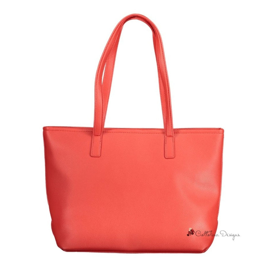 Red Polyethylene Handbag