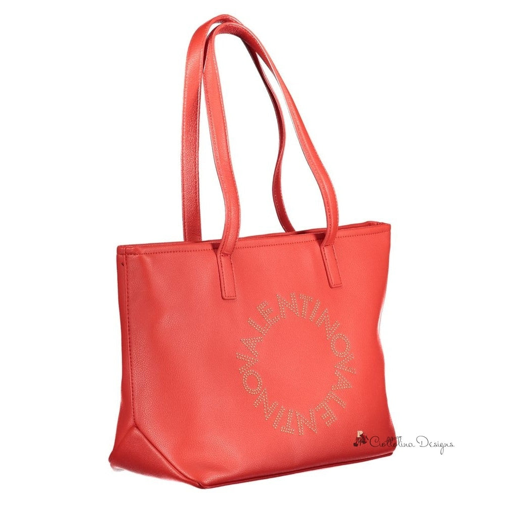 Red Polyethylene Handbag