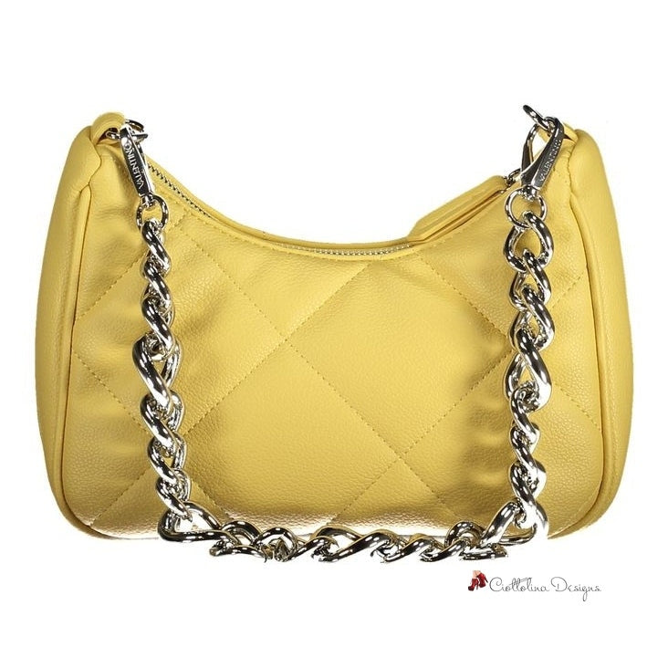 Yellow Polyethylene Handbag