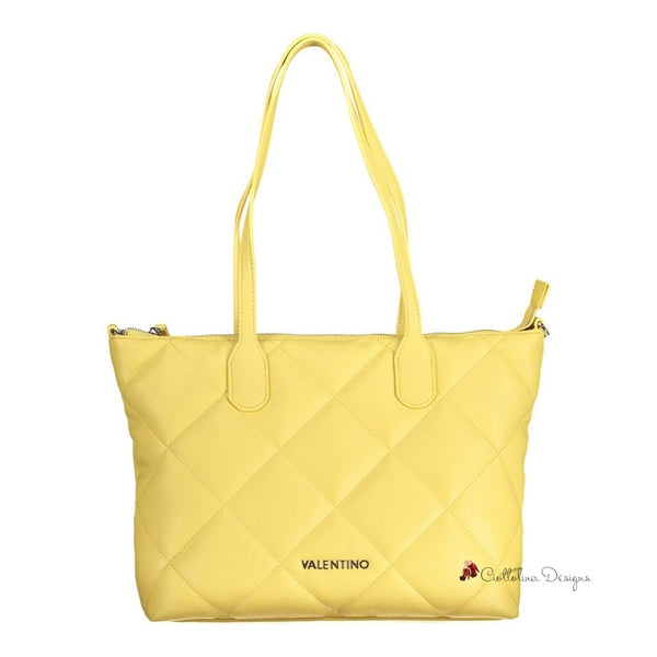 Yellow Polyethylene Handbag