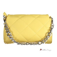 Yellow Polyethylene Handbag