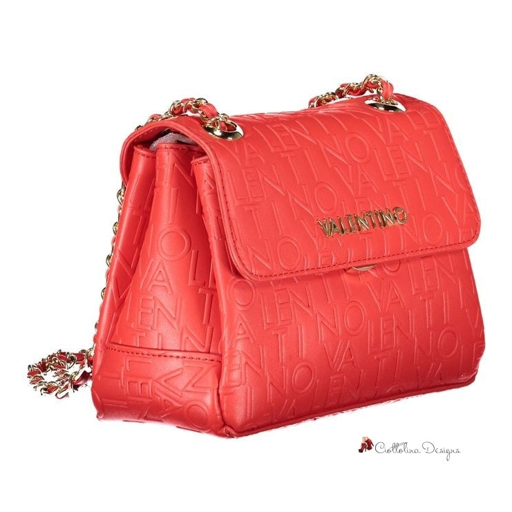 Red Polyethylene Handbag