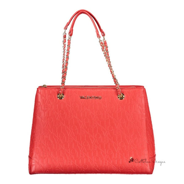 Red Polyethylene Handbag