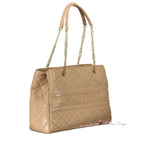 Beige Polyethylene Handbag