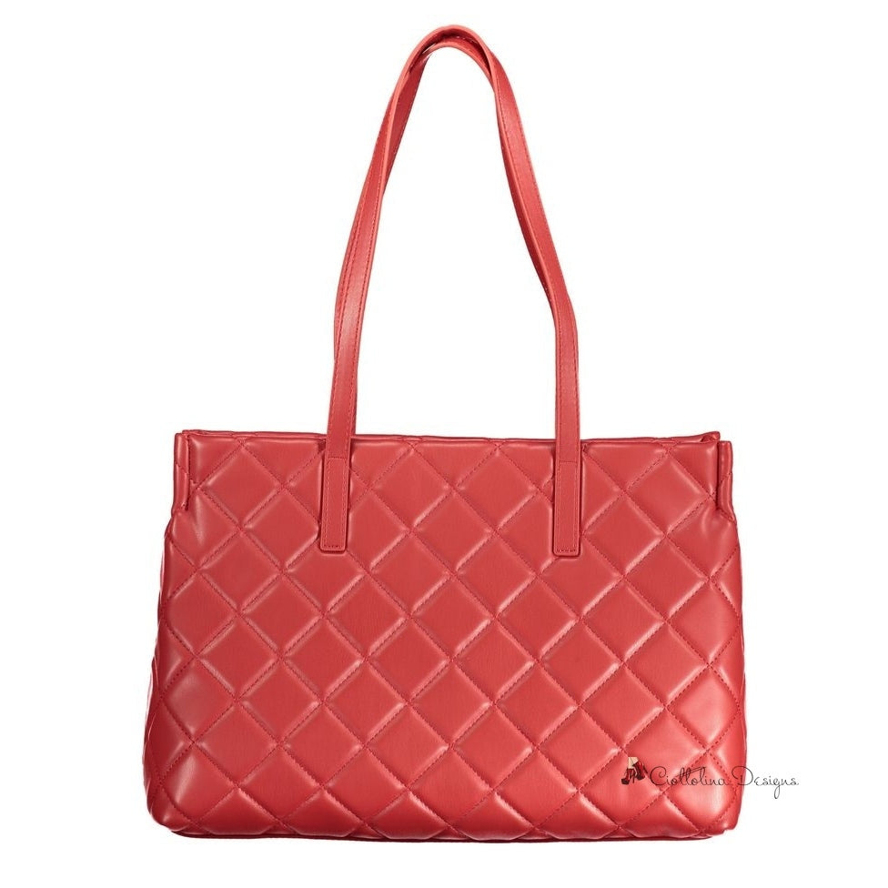 Red Polyethylene Handbag