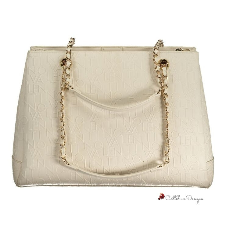 White Polyethylene Handbag