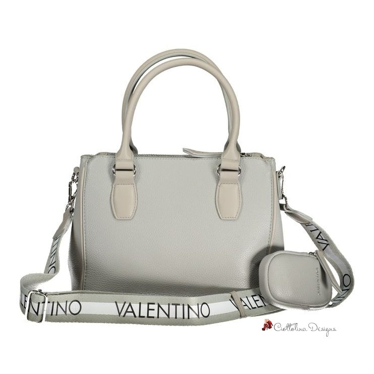 Gray Polyethylene Handbag