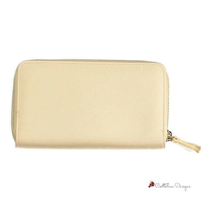 Beige Polyethylene Wallet