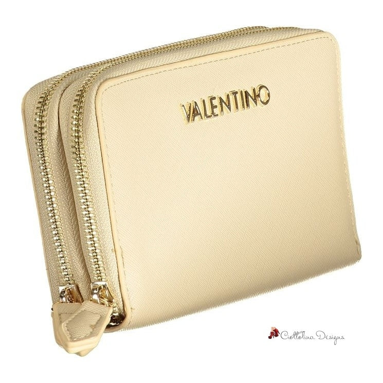 Beige Polyethylene Wallet