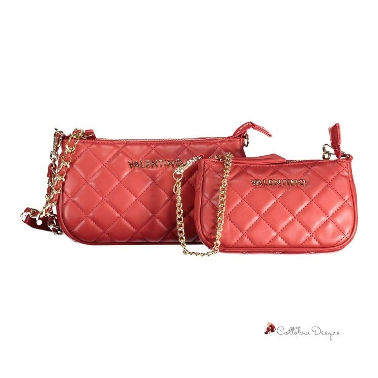 Red Polyethylene Handbag