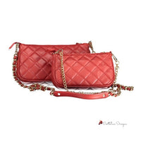 Red Polyethylene Handbag