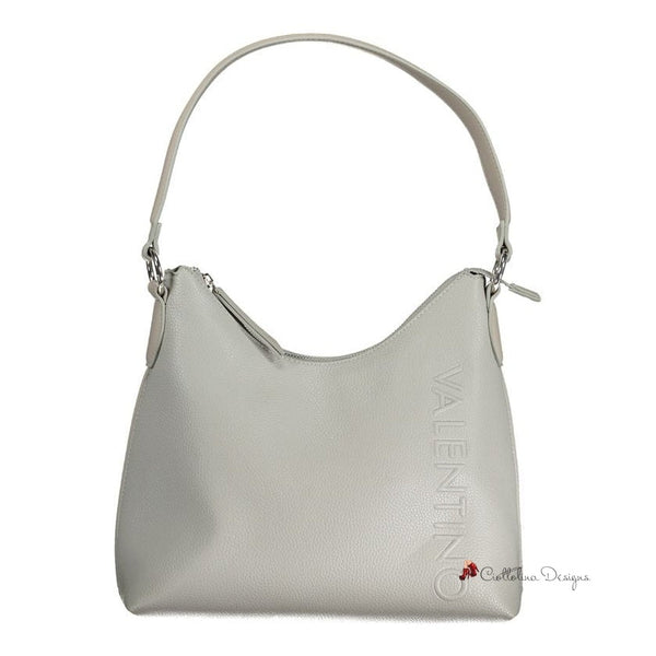 Gray Polyethylene Handbag