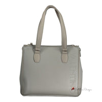 Gray Polyethylene Handbag