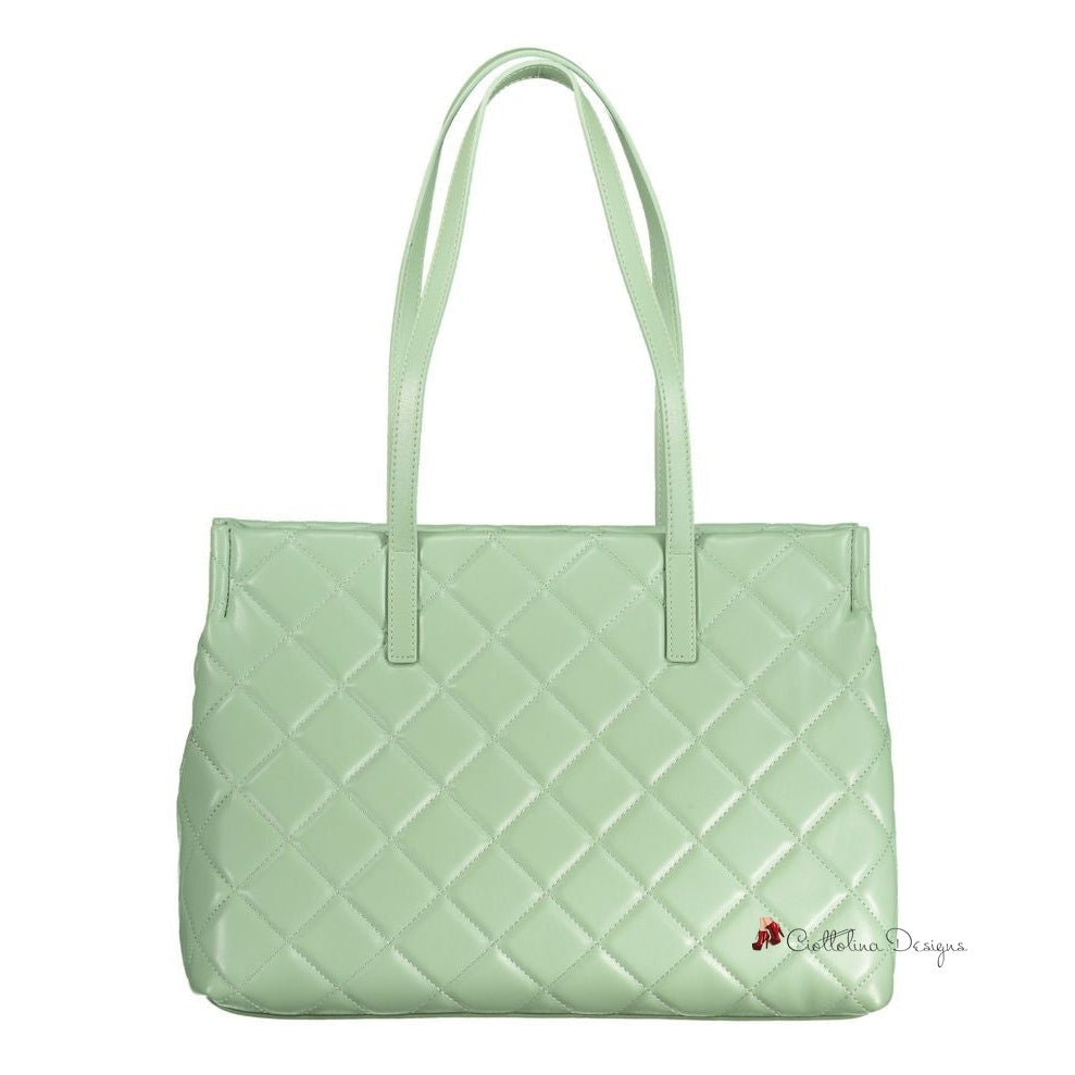 Green Polyethylene Handbag