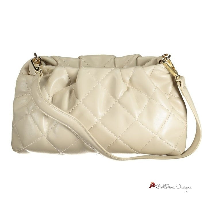 Beige Polyethylene Handbag