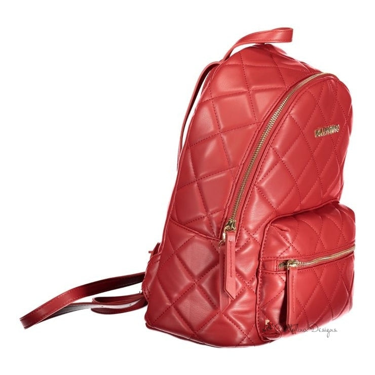 Red Polyethylene Backpack