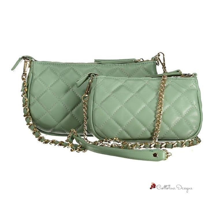 Green Polyethylene Handbag