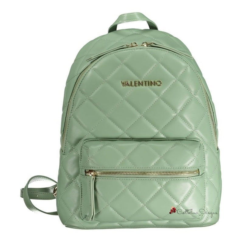 Green Polyethylene Backpack