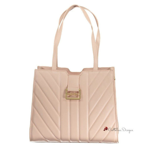 Pink Polyethylene Handbag