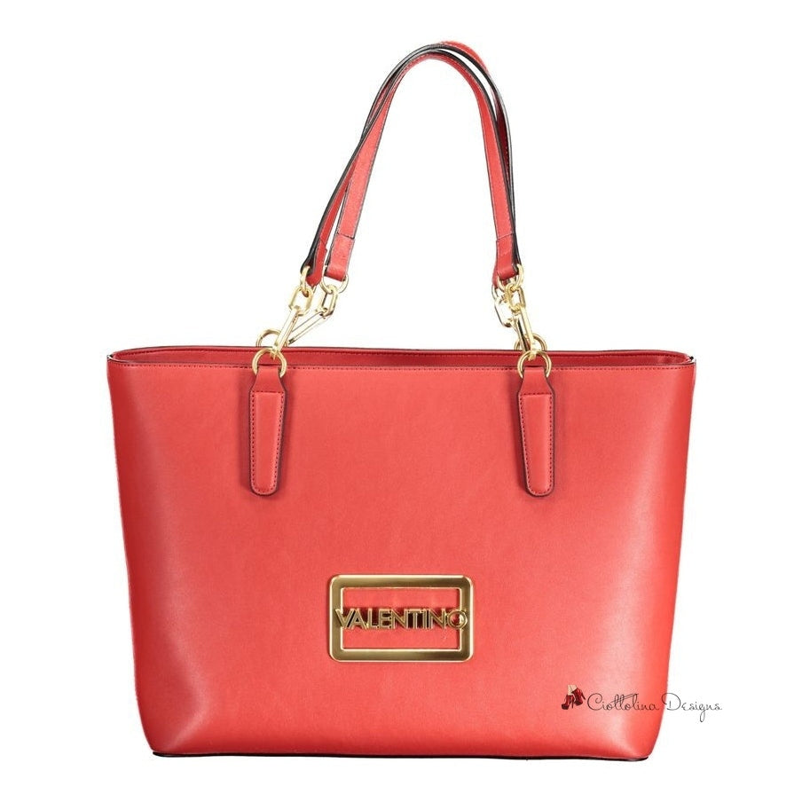 Red Polyethylene Handbag