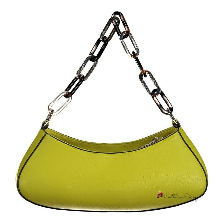 Yellow Polyethylene Handbag